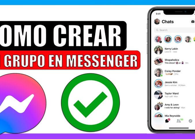 Como crear un grupo en Messenger 2022 | Paso a Paso.
