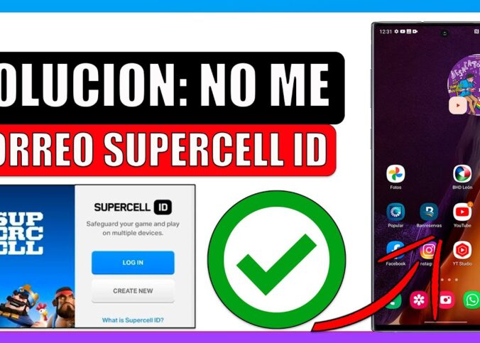 Porque no me llega el código de supercell id 2022