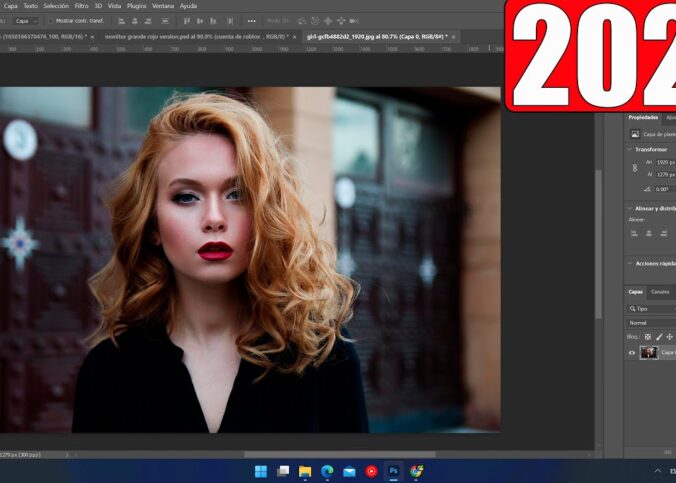 CAMBIAR color de fondo en Photoshop 2022