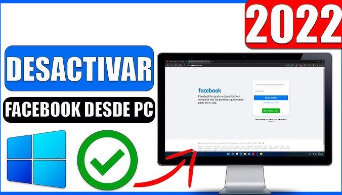 Como desactivar Facebook temporalmente 2022 DESDE PC