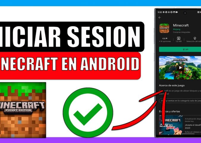 Como iniciar sesión en Minecraft en celular 2022