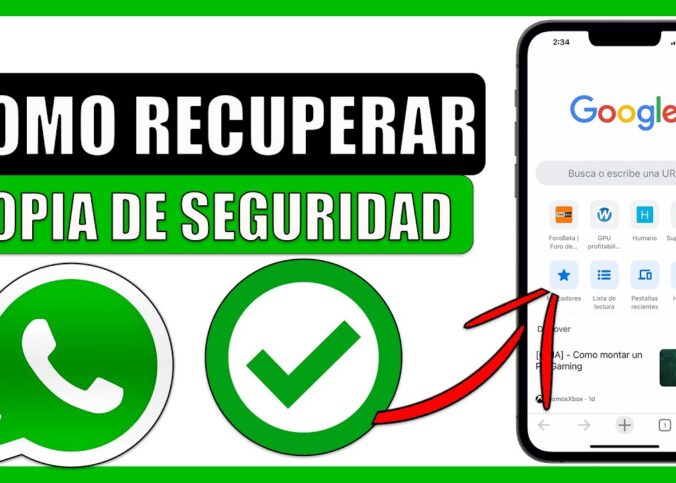 Como recuperar copia de seguridad de WhatsApp 2022.