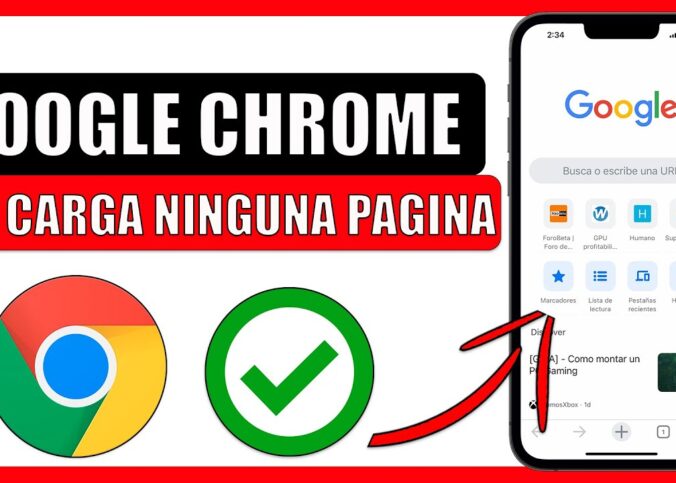 Google Chrome no carga ninguna página en mi celular
