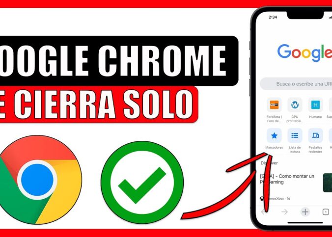 Google Chrome se cierra solo en mi celular