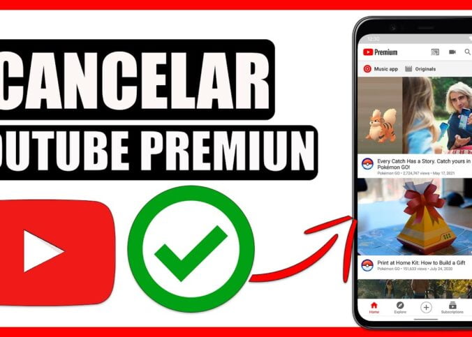 Como Cancelar membresia de YouTube Premium 2022