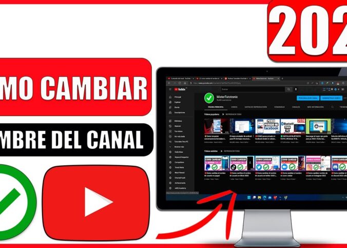Como cambiar el nombre de YouTube en pc 2020