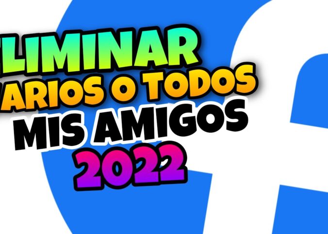 Como eliminar varios amigos de Facebook desde pc | Con Solo Un Clic 2022
