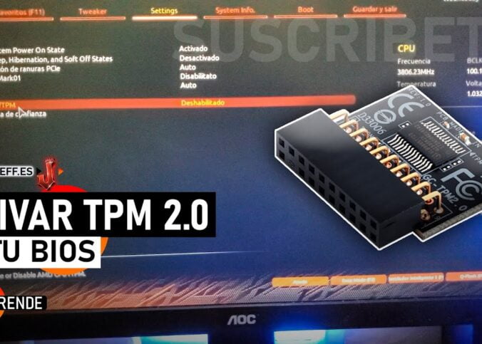 Como habilitar TPM 2.0 en ASUS | activar TPM2.0 en BIOS para Windows 11