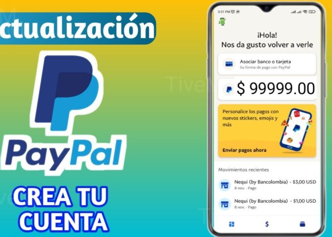 Como poder crear una cuenta de paypal desde el celular 2022