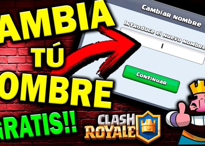 Como puedo cambiar fácilmente el nombre en clash royale 2022 | Sin gemas gratis
