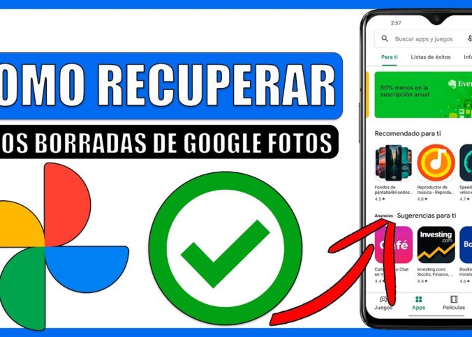 Como recuperar fotos Borradas de google fotos 2022