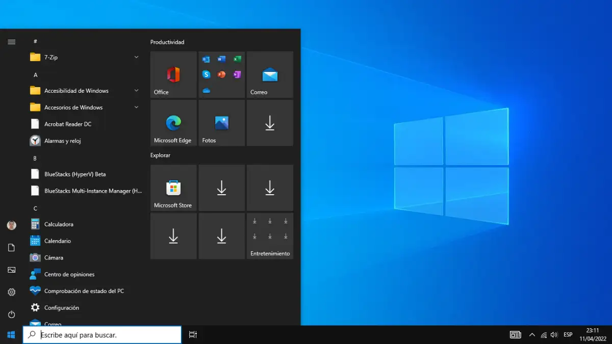 Cómo reparar botón de inicio Windows 10