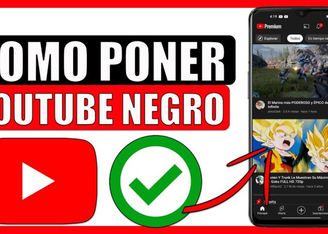 Como tener YouTube negro en PC 2022