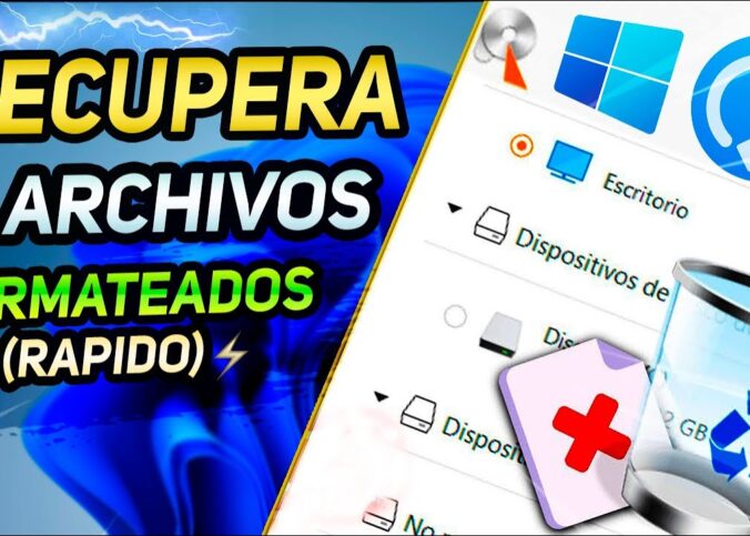 Recuperar archivos de disco duro formateado 2022.