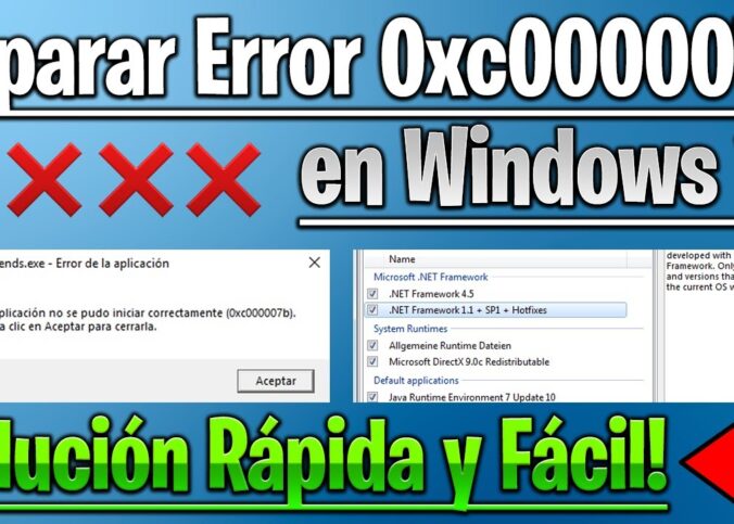 Solución definitiva al error 0xc00007b |Método actualizado 2020.