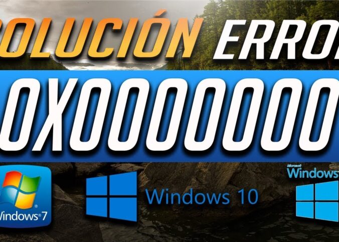 Solución definitiva al error Error 0x000000