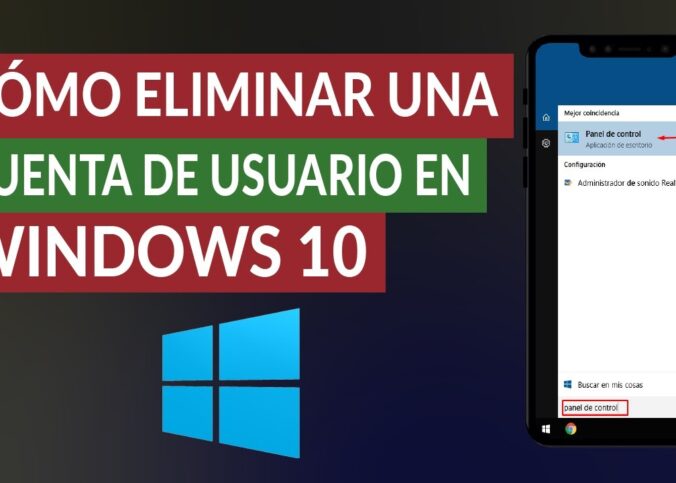 eliminar cuenta de administrador en Windows 10
