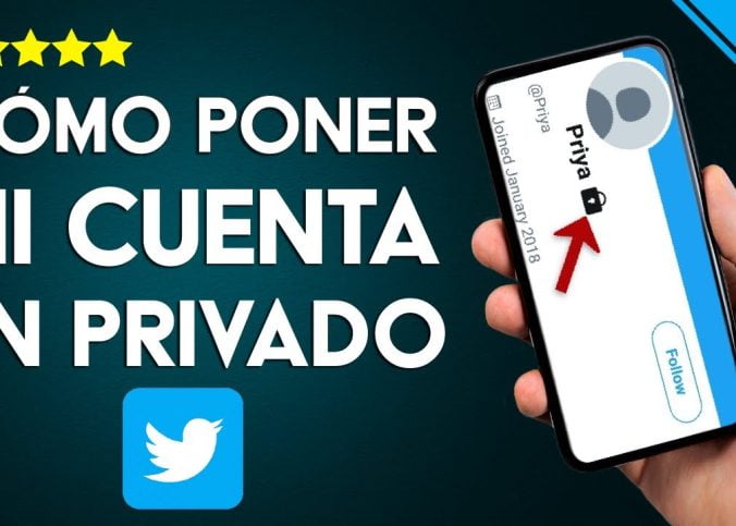 Como poner privado mi twitter desde el móvil