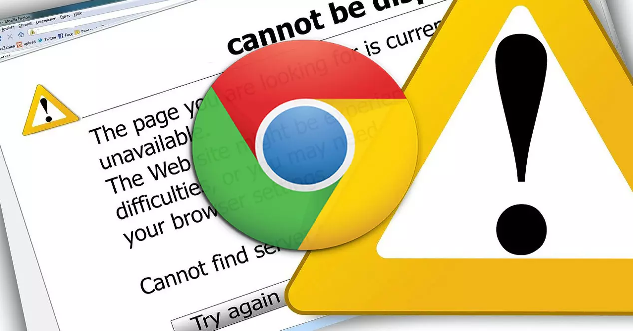 Error de red descargas Google Chrome