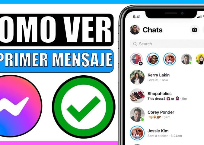 Como ver el primer mensaje de una conversación en Messenger