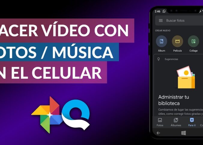 Aplicación para hacer videos de fotos con música y letras