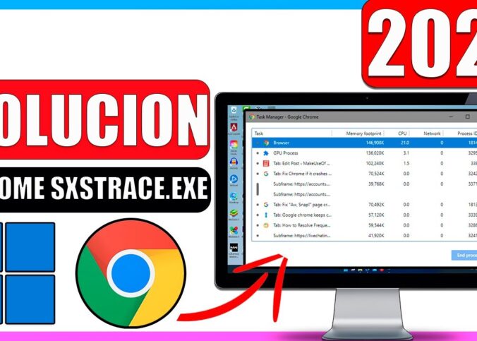 Google Chrome sxstrace.exe error