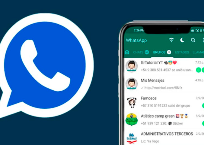 whatsapp plus azul sin anuncios