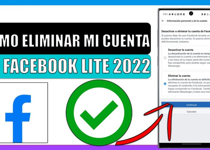 Cómo Eliminar tu Cuenta de Facebook Lite 2022