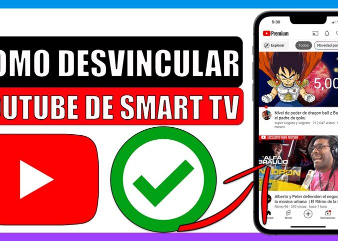 ✅Como desvincular youtube de smart tv desde mi celular
