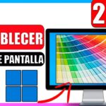 Restablecer el Color de Pantalla en Windows 10 y Windows 11: Guía Práctica
