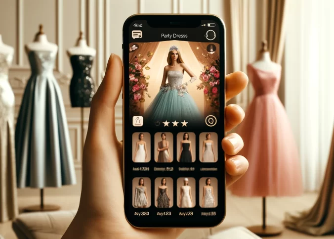 Aplicaciones para Vestidos de Fiesta